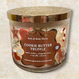 Bath & Body Works Cookie Butter Truffle 3-Wick Candle NWT